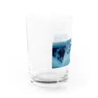 月光虹房のアポロ月着陸船操縦席 Water Glass :left