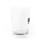 masao_art_lifeのにらむ猫ちゃん Water Glass :left