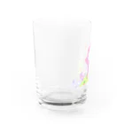 ふわふわポメラニアンちゃんのふわふわうさぎ年ちゃん Water Glass :left