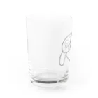 青い人の店のブクブク君 Water Glass :left