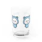 くまぽこSUZURI店のくまぽこ４ポーズ Water Glass :left