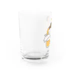 働きたくないの手酌うさぎ Water Glass :left