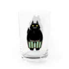 そのへんの黒猫の黒猫前後 Water Glass :left