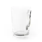 しゅり坊の真ん中分け　ちょび Water Glass :left