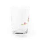 Erizoぐっずショップのチューリップ桃色 Water Glass :left