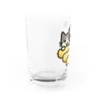 楽猫楽描しげ屋のいか Water Glass :left