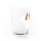 Kotetsu diary(SUZURI店)のゆるゆるキャバリア Water Glass :left