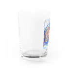 runの息子の絵 Water Glass :left