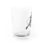 sengokuartの徳川慶喜 花押（黒） Water Glass :left