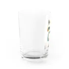 サブカルビジネスセンター尼崎のパステル猫ちゃん Water Glass :left