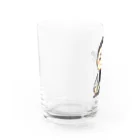 津軽三味線絃龍会の龍ちゃん Water Glass :left