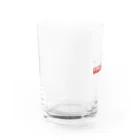 矢野靴店の矢野靴店英語版BOXロゴ Water Glass :left