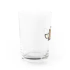 KIKITEKI_LABORATORYのてくてくはりねずみ Water Glass :left