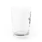 半紙半生のデイノニクス瓦版売り Water Glass :left