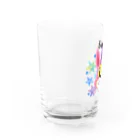 玉子丸の部屋の魔法のピンクうさぎ Water Glass :left