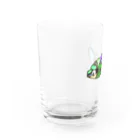 motchie's Shopのグリーンネオンくん Water Glass :left