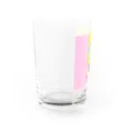 あんどうめめのおみせの応援チアガール Water Glass :left