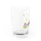 pandaticsの春とくるま Water Glass :left