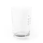 うさぎ屋の白黒まむきうさぎ Water Glass :left