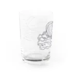 ariariartの世界でもっとも孤独なクジラとラジオ【チャリティー】 Water Glass :left