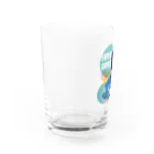 Yumenaoshiのいつも一緒（カラフル） Water Glass :left