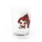 深夜のチョコレート工場のグラス Water Glass :left