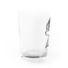 szHzs 'のキツネ目さん／ムラサキヘアバンド Water Glass :left