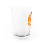 朝霞の【織田信長】火炎 (ロゴ／小物類) Water Glass :left