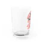 がはくのアトリエの腰折れ赤えび Water Glass :left