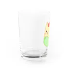 ぽっぽコーンのソーダにゃん Water Glass :left