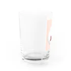 ゆきの絵です。の沖縄名物　ぜんざい Water Glass :left