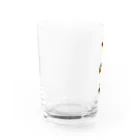 MZグラフィックスのアボカドたち　たて並び Water Glass :left