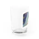 たま。のコタツカエルのかおちゃん Water Glass :left