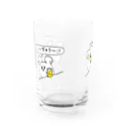 プリティーマカロンの酒カスなハムスター Water Glass :left