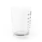 オノマトピアのペッパーミル視力検査表（文字黒） Water Glass :left