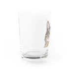 みるきち【ペットイラストアーティスト】の煽り猫③ Water Glass :left
