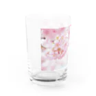 スイーツと深呼吸、時々　ネコのSAKURA Water Glass :left