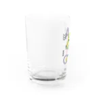 クリーンパンサーのグッズショップのクリーンパンサー5周年記念デザインです。 Water Glass :left