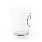 ハチワレデザインのNO 990 NO LIFE(BK) Water Glass :left