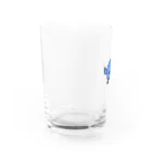 まあのあおいとり Water Glass :left