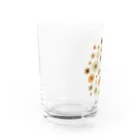 kimchinのやさしい色合いの花柄 Water Glass :left