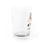 豆つぶのshiba-inu fanciers(赤柴) Water Glass :left