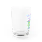 ず！猫の隠れ家🏠のガクアジサイガッパとわたし Water Glass :left