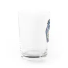 AI_Labの瓶入りハムスターのかわいいアート Water Glass :left