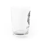 Vibrant Novaのstay curious Water Glass :left