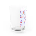 orange_honeyの花柄17-4 Water Glass :left