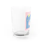 ゆーきんの絵ぐっずのpi_s Water Glass :left