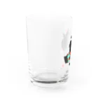 そのへんの黒猫の花よりなんとか Water Glass :left