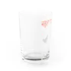 屋根裏部屋の桜とわんこ Water Glass :left