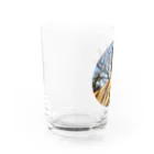 うちの末っ子画伯の猫ですかね Water Glass :left